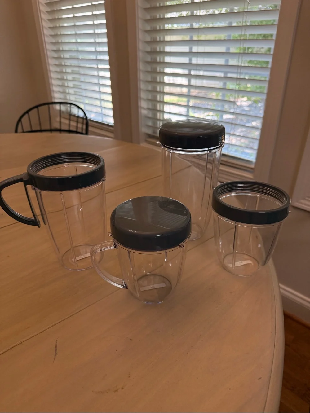 Clear NutriBullet Blender Cups - Set of 4